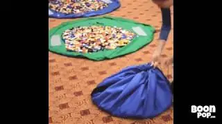 Portable Kids Play Mat Toy Storage Bag