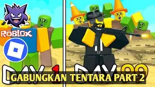 ARMY MAKIN OP! 😈 BOSS ZOMBIE GAK ADA LAWAN | Merge Your Army Roblox PART 2