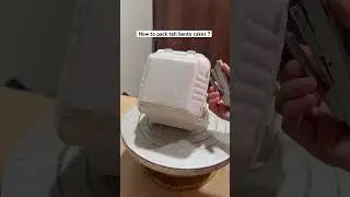 Packing tutorial bento cake #cake #shorts #shortsfeed #love #trending