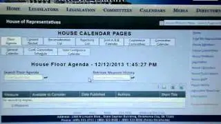 A Walk Through The Oklahoma Legislature Website