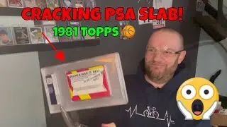 Cracking a PSA Slab of 1981 Topps Basketball! (And opening the pack)