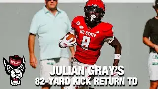 NC State's Julian Gray Mushes 82-Yards For The Score