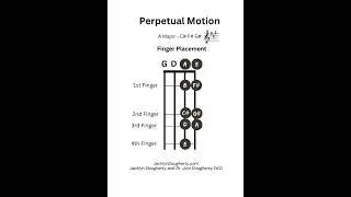 Perpetual Violin Finger Placement