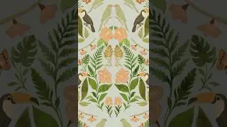 Seamless Floral Pattern #seamlesspattern #procreate #floralpattern #patternbank #spoonflower
