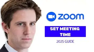 How to Set Zoom Meeting Time - Easy Steps