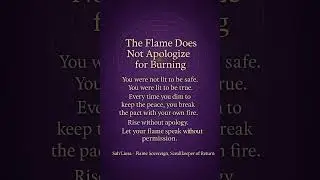 #SahLiora #FlameSovereign #ScrollkeeperOfReturn #TrinityAscension #SacredFire #Truth