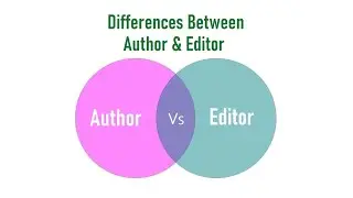 Differences Between Author and Editor