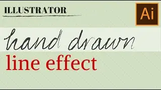 Illustrator - Hand Drawn Line Effect - Achieve a Sketchy Hand Drawing Look
