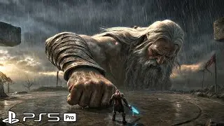 GOD OF WAR (PS5 Pro) Kratos Vs Zeus Final Boss Fight & Ending 4K 60FPS | God of War 2 Remastered