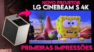 Projetor LG Cinebeam S 4K PU615U - Compramos!!! Primeiras impress&otilde;es