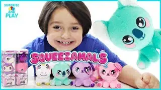 Squeezamals Squishy Toys Surprise Unboxing