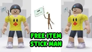 How to Get FREE THE CHRISTMAS STICK MAN ITEMS in ROBLOX 😍😍