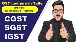 How create GST Ledger in Tally | GST in Tally Prime | CGST | SGST | IGST | All about GST