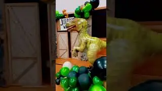🥳 Dinosaur - Jurassic World - Birthday Balloon Themed Party🎉🎈