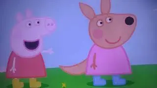 Peppa e George brincam com Kylie e a Rebeca e a Galinha Pintadinha