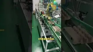 Fully automatic egg box labeling machine