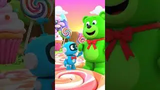 ​Gummy Bear and Robot Adventure in Candy Land! #cartoon #viral #cute