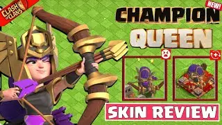 CHAMPION QUEEN SKIN REVIEW l Clash of Clans l Clashflict