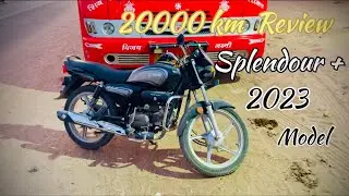 Splendor Plus 20,000 km Ownership Review | 2023 Model Experience |#splendor #splendormodified #hero 