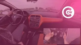 ✳️2006 FIAT GRANDE PUNTO 1.4L petrol 95HP (70kW) TEST DRIVE POV RIDING SHOTGUN WOMAN REVVING CarASMR