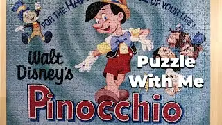 Doing a really hard Disney puzzle in Real Time! Ravensburger Pinocchio.