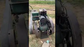 Starting 8Hp Lister Engine || Diesel Engine Machine 🙄Watar Pump #trending #trendingshorts