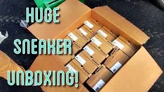 HUGE SNEAKER UNBOXING!!!