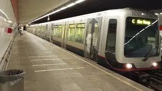 RET Metro 3*Type B (5332 met reclame, 5353 na Mid-Life Revisie) op Dijkzigt richting De Terp