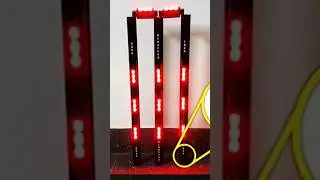 homemade LED Stumps | Cricket led stumps#shorts #youtubeshorts #cricket