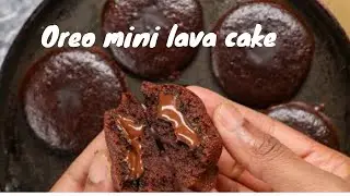 #Oreo mini lava cake #Chocolate lover's #EasyDessert #No oven cake #Home banking