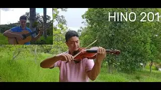 Hino 201 em Dó Maior / Composer: William Gould Tomer / Violino e Violão
