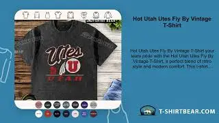 Hot Utah Utes Fly By Vintage T-Shirt