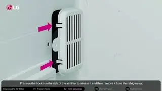 [LG Refrigerators] How To Clean The Air Filter On Your LG Refrigerator