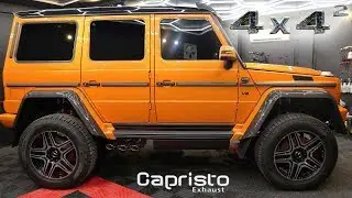 LOUD Mercedes-Benz G500 4x4 Squared (RARE) with Capristo Exhaust