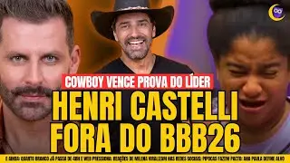 🔴BOMBA: HENRI CASTELLI DEIXA O BBB26; ANA PAULA RENAULT DEFINE ALVO