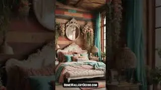 25 Dreamy Bohemian Bedroom Decor Ideas #interiordesign #homedecor #boho  #bedroom