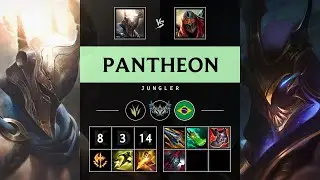 Pantheon Jungle vs Zed - BR Challenger Patch 25.16