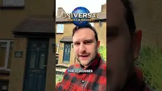 Взгляните на заколоченные дома на Мэнор-роуд, прямо в центре территории Universal Studios UK!
