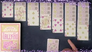 The TALLY-HO Orchid Deck ~ ASMR Solitaire #429