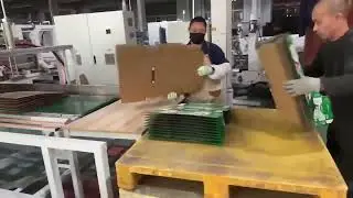Multiple boxes in one machine one key to adjust the carton making equipment 6700PPH sppeed