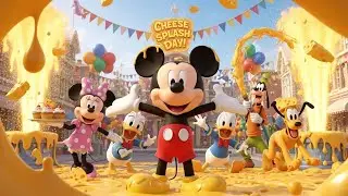 Mickey Mouse&rsquo;s Cheese Splash Celebration 🧀🎉 | Fun 3D Kids Cartoon with Friends