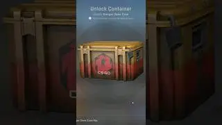 Danger Zone Unboxing PT.2🔓#gaming #cs #shorts #danger #zone #case🔒