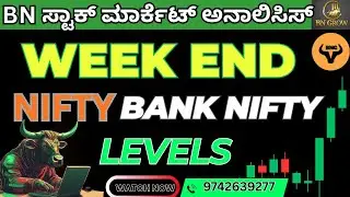 NIFTY AND BANK NIFTY WEEKEND LEVELS AND ANALYSIS KANNADA BN GROW TRADING