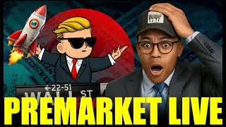 🚨 THE MARKET IS HOT!!! 🚀 PREMARKET TRADE WARS LIVE!!  BITCOIN, TESLA, NVIDAI AND MORE!!