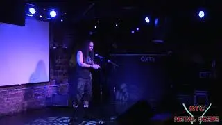 DJ Szab of the NYC Metal Scene Show on Metal Messiah Radio impromptu stage appearance at QXTs