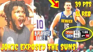 NUGGETS VS SUNS REACTION PLAYOFFS WESTERN SEMIFINALS GAME 2 NUGGETS VS SUNS HIGHLIGHTS REACTION