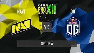 CS:GO - Natus Vincere vs. OG [Train] Map 1 - ESL Pro League Season 12 - Group A - EU