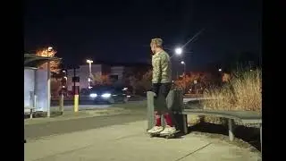 Late last night 😔 Wilmington NC skateboarding homeless 