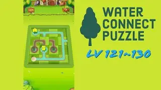 Water Connect Puzzle Level 121~130 Walkthrough