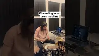 Channeling the inner drum machine and playing some #breakbeats #drums #drumming #electronic #short
